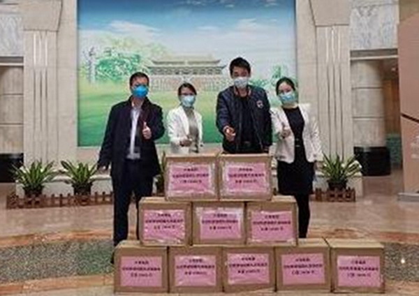 兴奇集团向大沥镇政府捐赠一批医用物资
